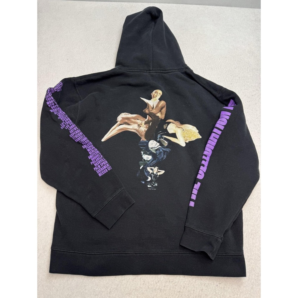 Madonna Hoodie Womens L Black The Celebration Tour Pullover Fleece Sweatshirt